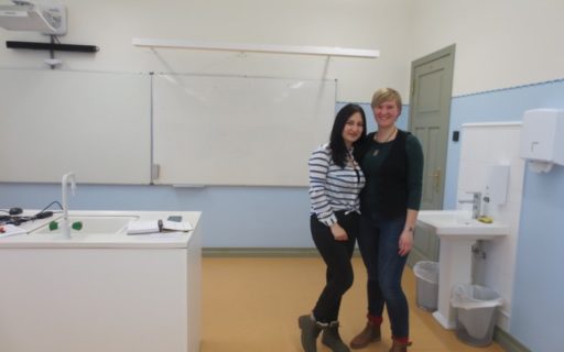 Sabrina and Tamara presentation about EVS in Valga and Abja