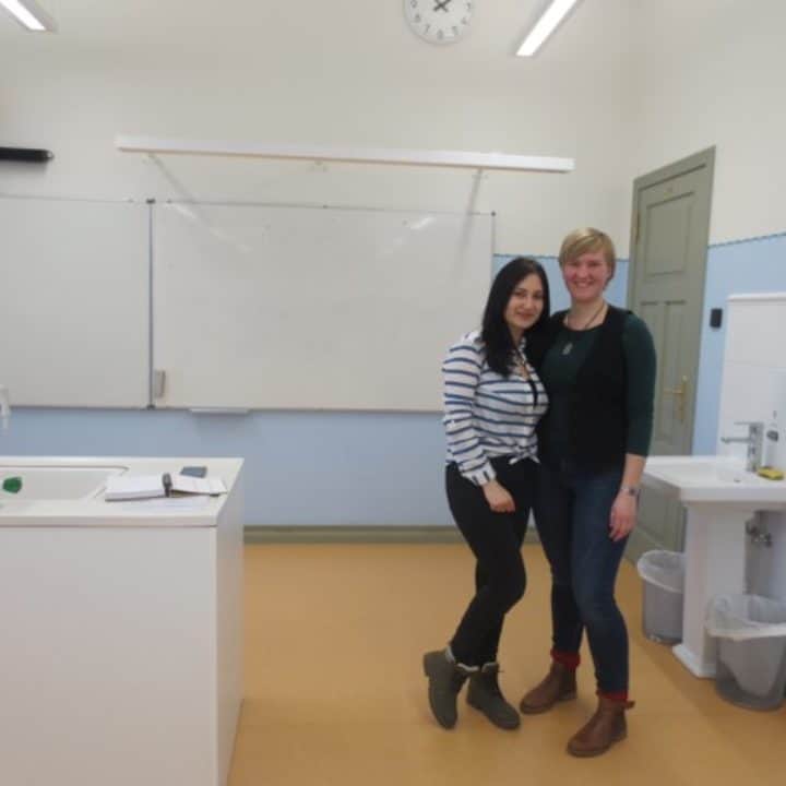 Sabrina and Tamara presentation about EVS in Valga and Abja