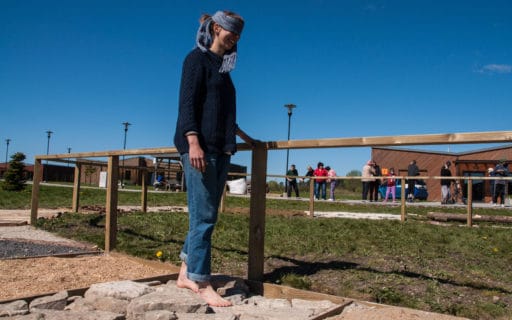 EVS volunteer Anne: Expanding the senses with Barefoot Path