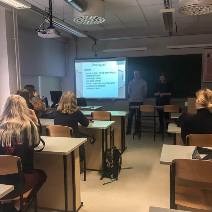 Culture sharing and EVS promotion at Tallinna 32. High school
