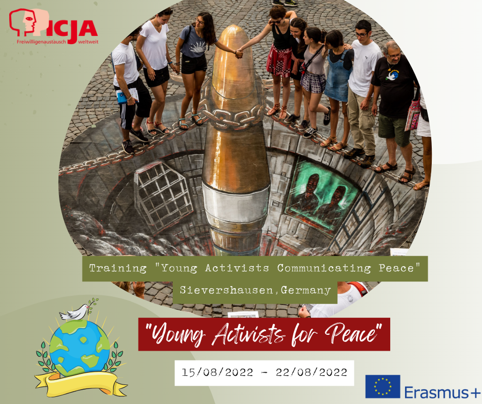 Koolitus “Young activists Communicating Peace” 15.-22.08 (Saksamaa)