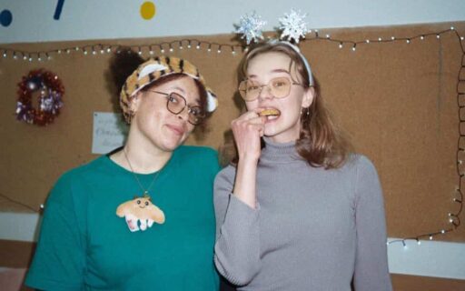 Декабрь и январь Триину во время волонтёрской службы в Польше